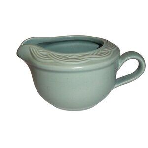Pfaltzgraff Pottery Acadia Cypress Creamer Pitcher 6 Oz Green Ceramic Vintage
